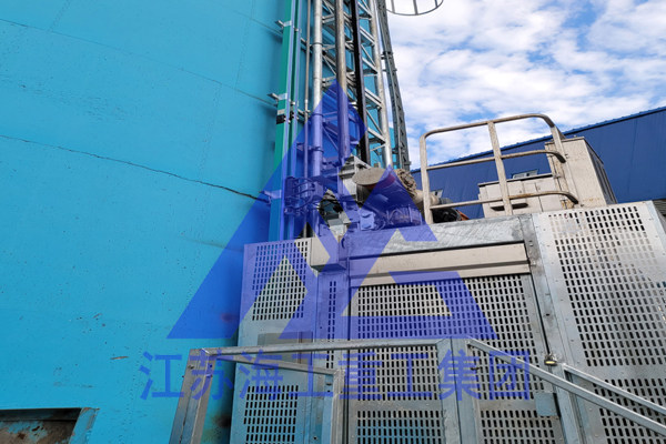 烟囱升降梯-在潢川化工厂环保改造中环评合格