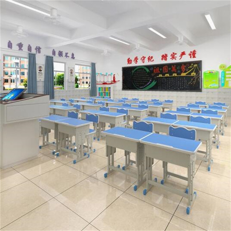 乌兰浩特教室课桌椅教室书法桌折叠